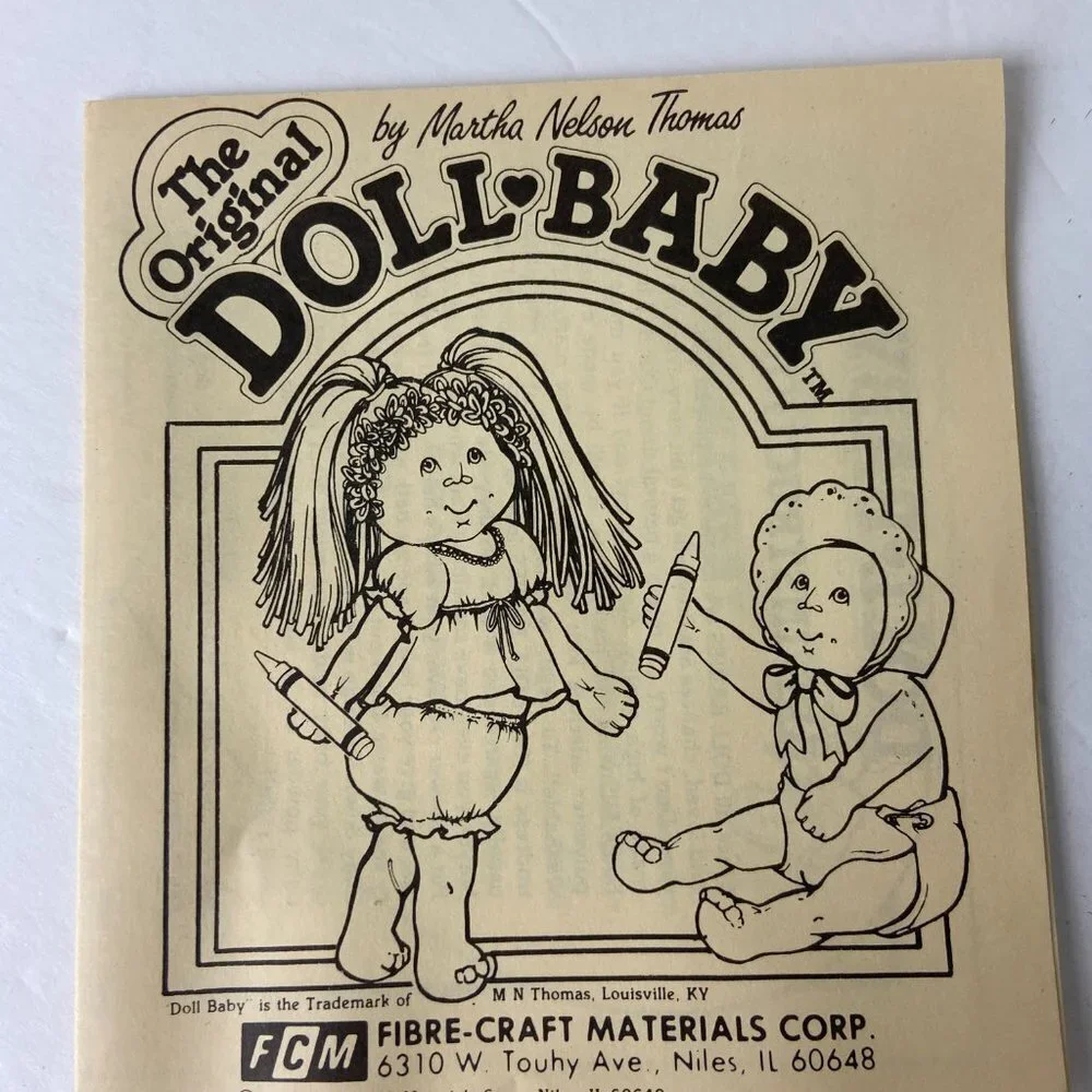 Vintage 1984 The Original Doll Baby Head by Martha Nelson Thomas Hong Kong